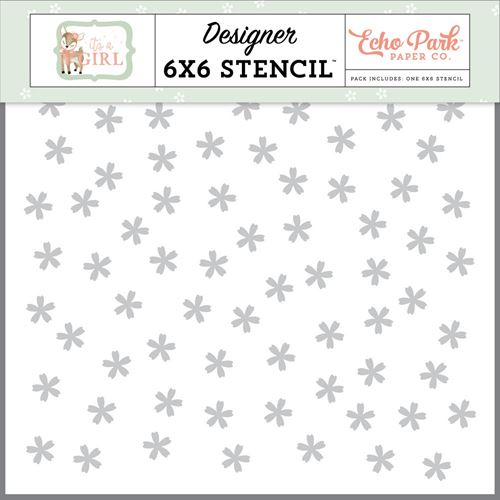 Stencil Simply Sweet Floral