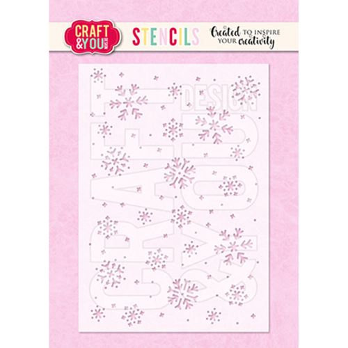 Stencil Snowflakes Fiocchi di neve