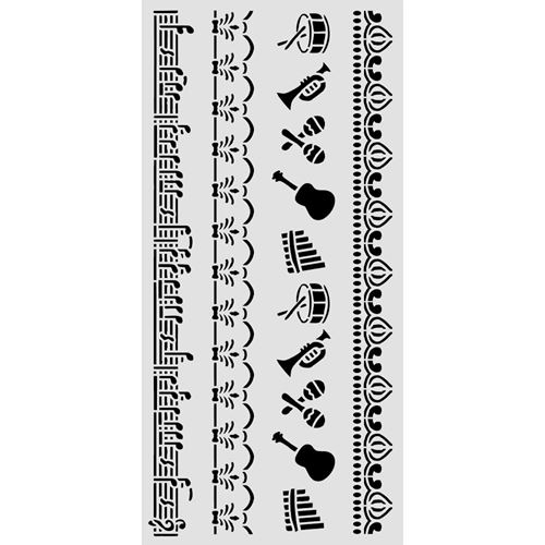 Stencil Symphony bordure