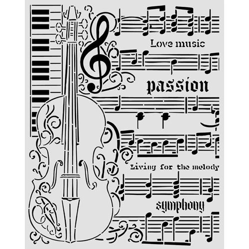 Stencil Symphony violino