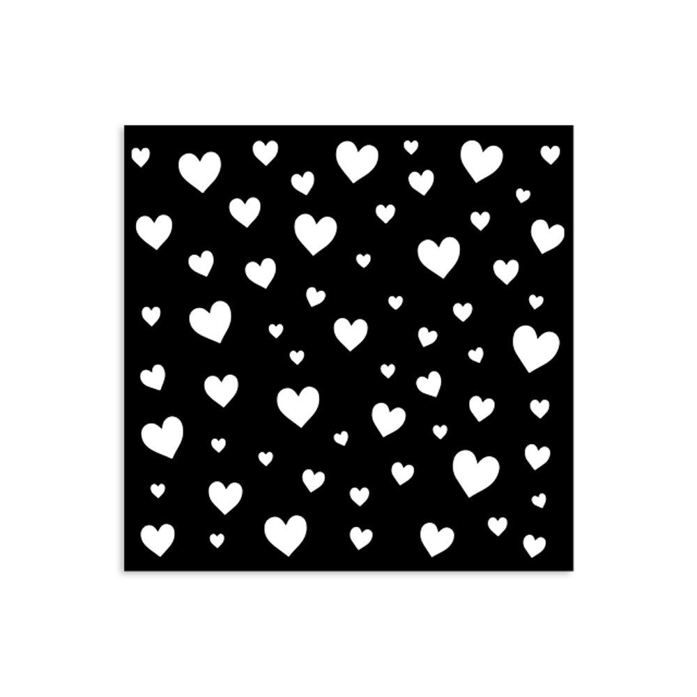 Stencil Timeless cuori