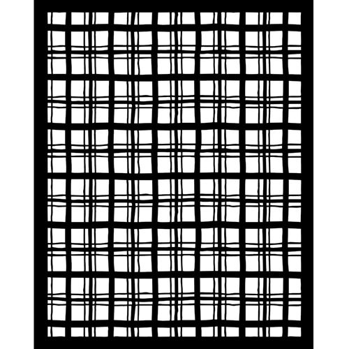 Stencil Whispering Woods tartan