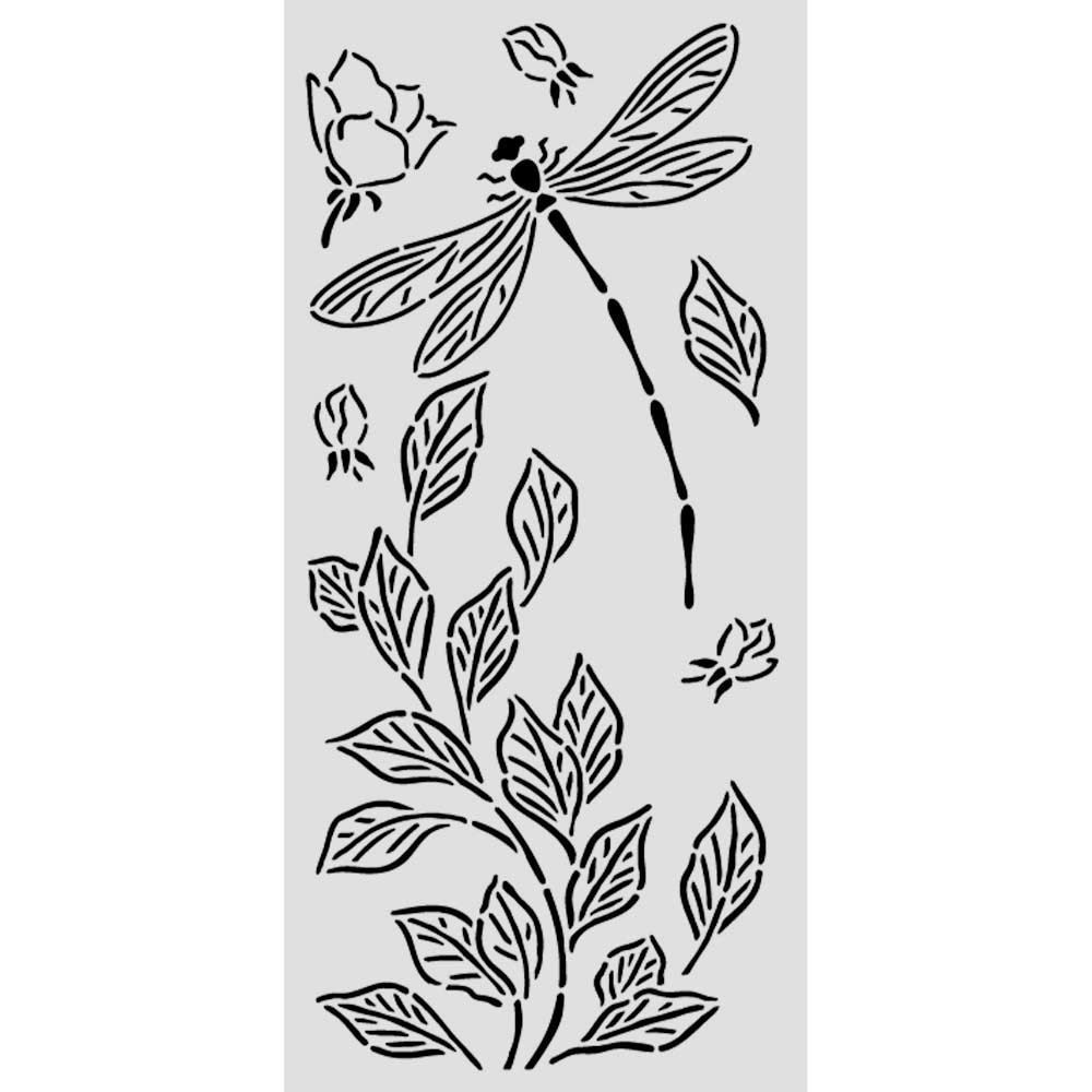 Stencil Wonderland libellula