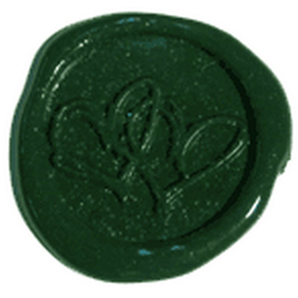 Candelotto Lucido Ceralacca 15x8 cm verde