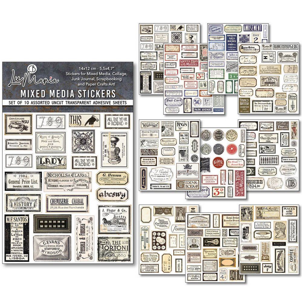 Sticker Vintage Scripts