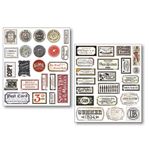 Sticker Vintage Scripts