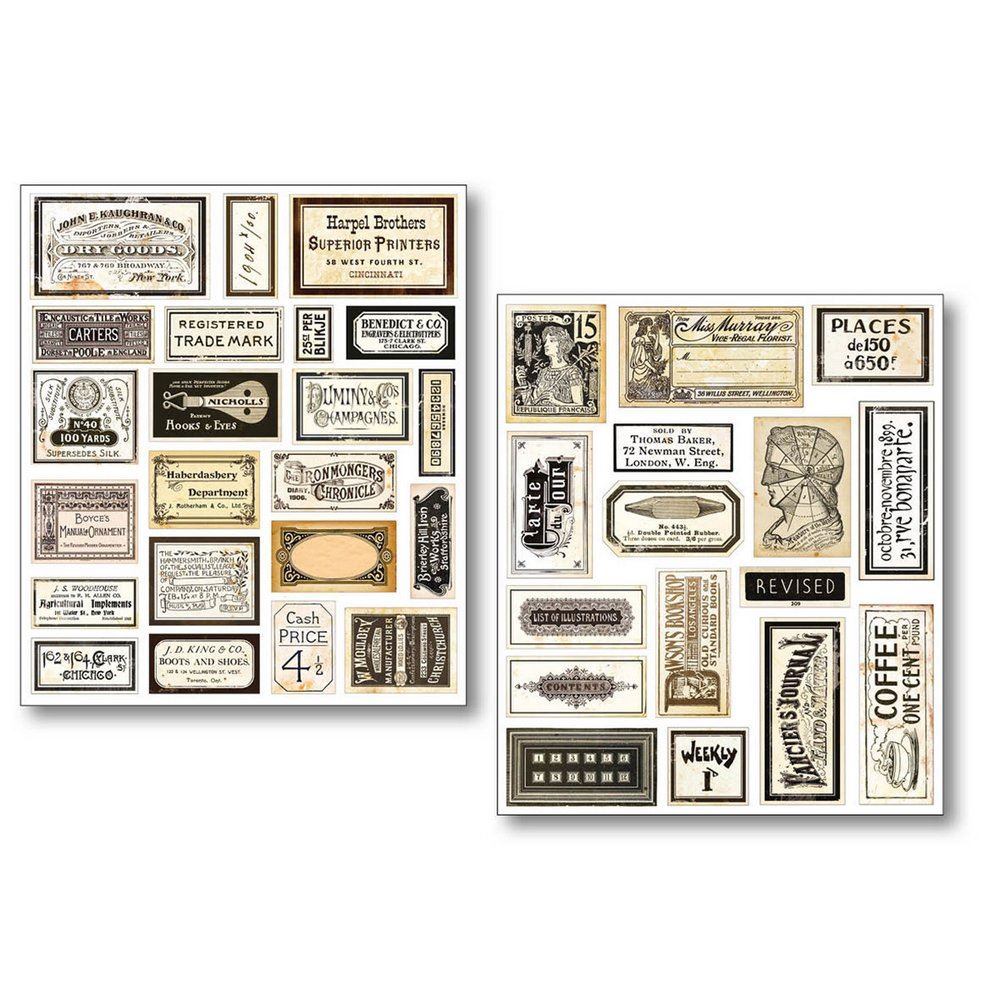 Sticker Vintage Scripts - Mondo Fai da Te