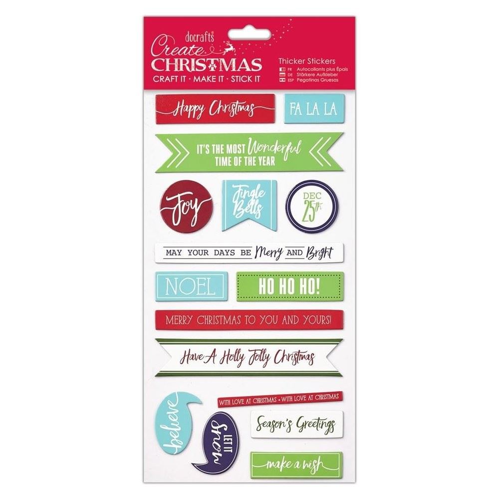 Stickers Christmas Sentiments