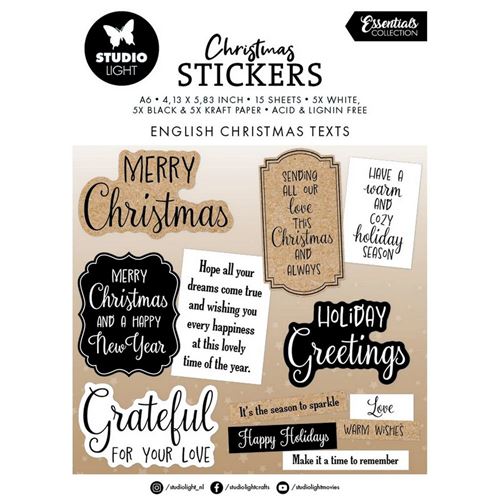 Stickers Christmas Texts