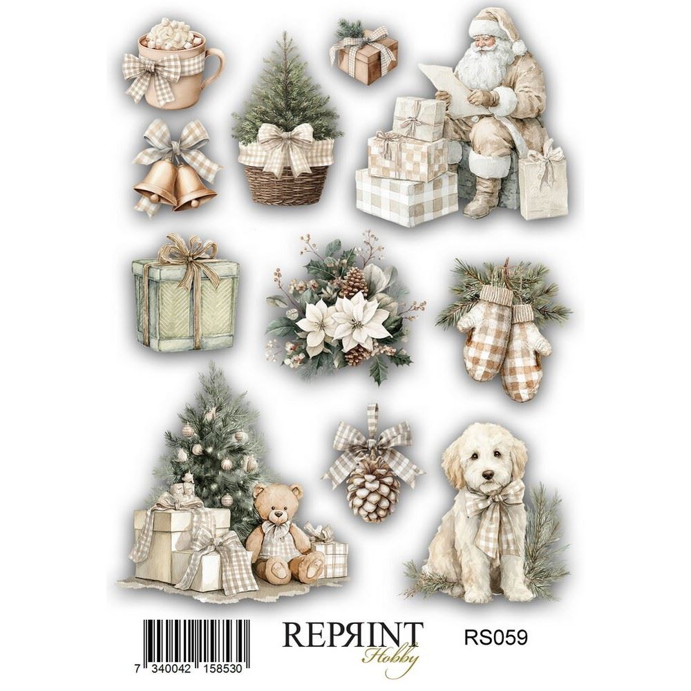 Stickers Cozy Christmas Reprint