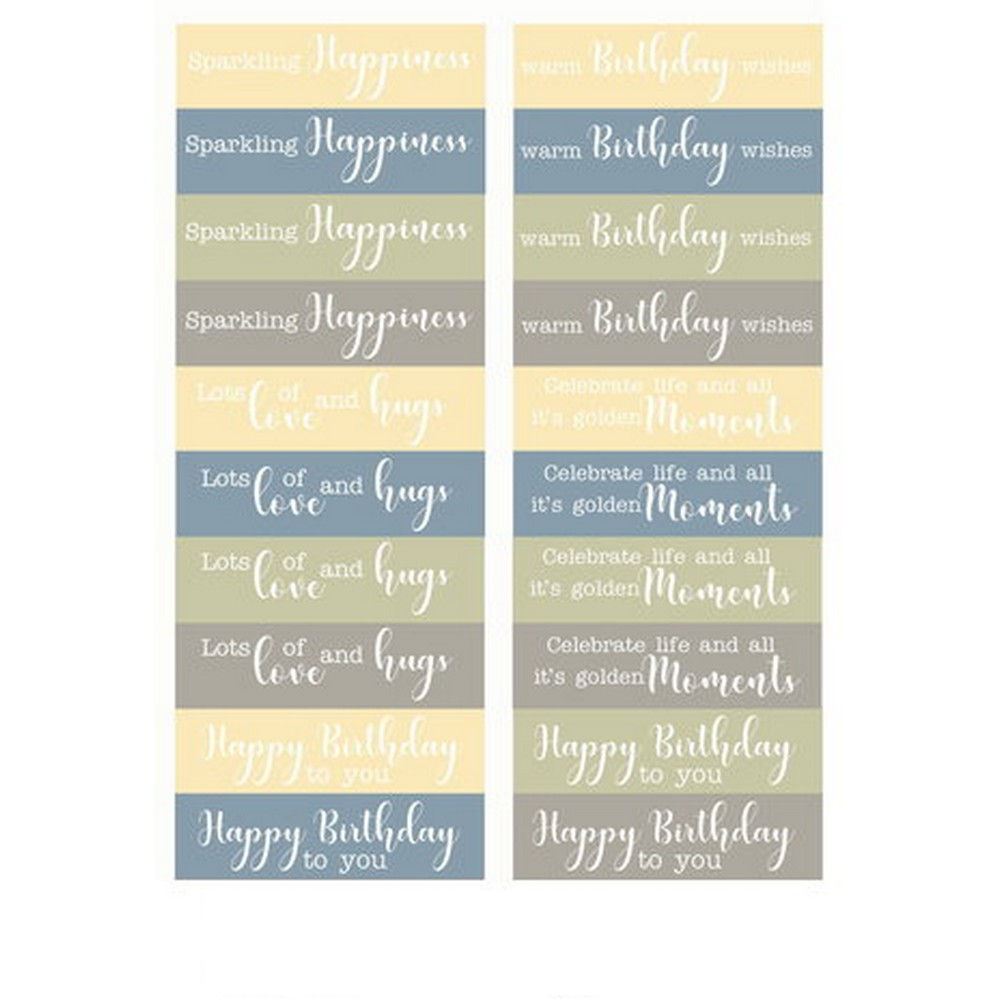 Stickers Summer Meadow Scritte