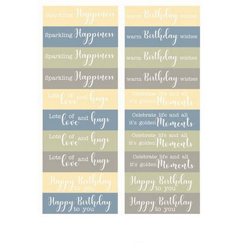Stickers Summer Meadow Scritte
