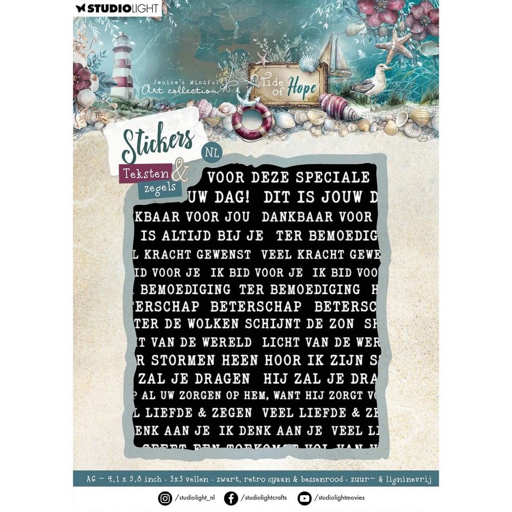 Stickers Tide of hope Frasi e Immagini