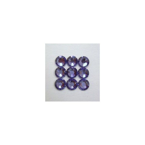 Strass termoadesivi Tanzanite mm 3,9