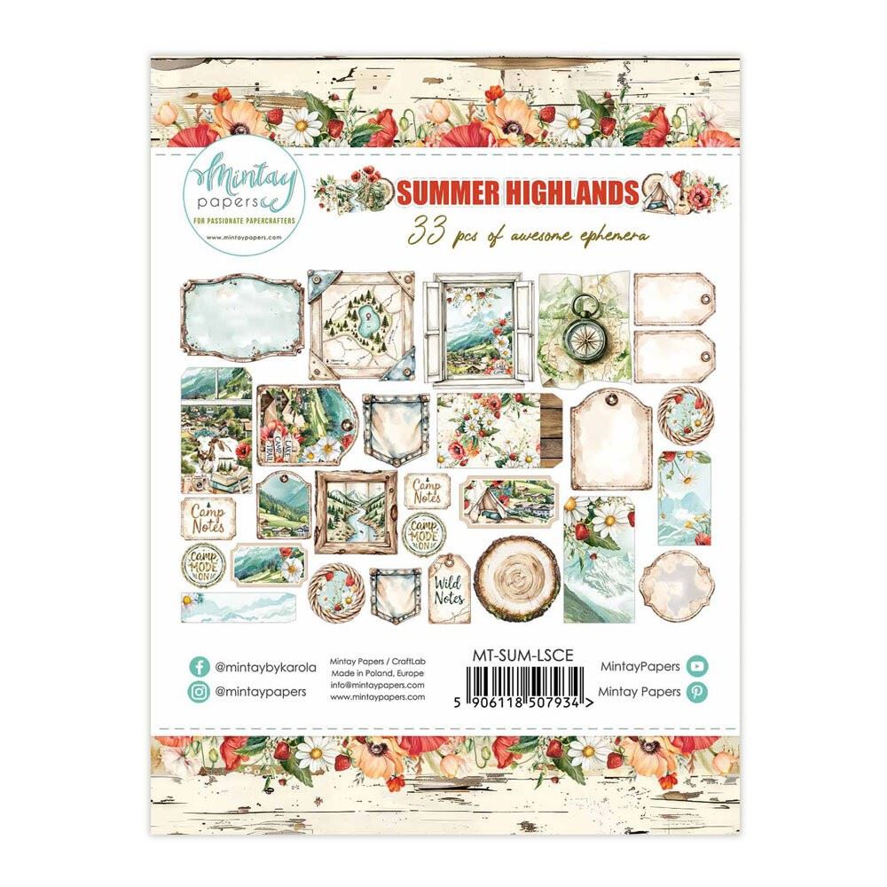 Summer Highlands Paper Elements