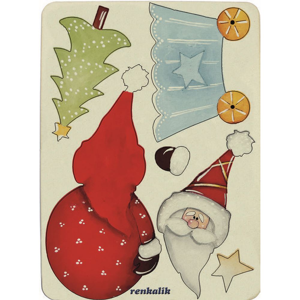 Sweet Wood Babbo Natale con Albero