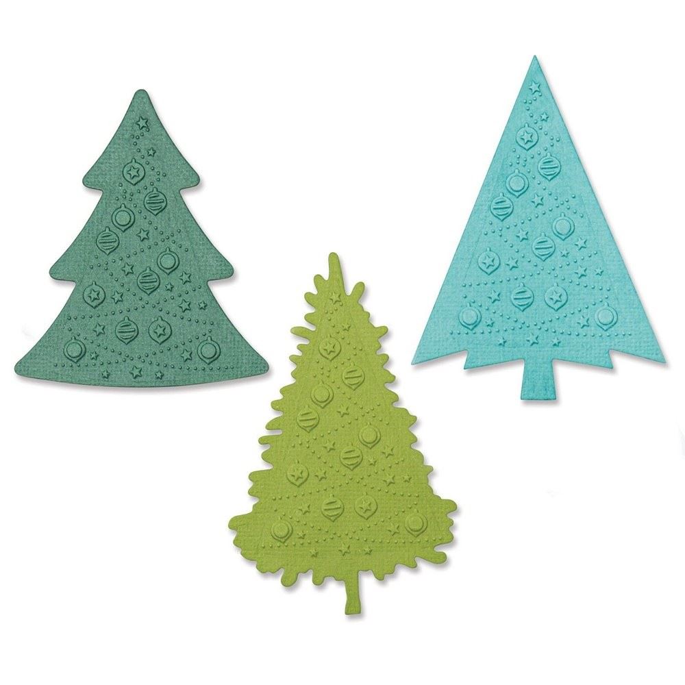 Switchlist Embossing Folder Festive Trees