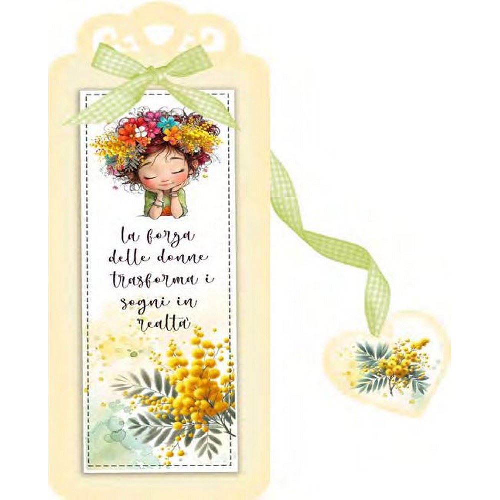 Tag Segnalibro in Feltro Panna