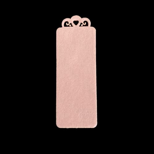 Tag Segnalibro in Feltro Rosa