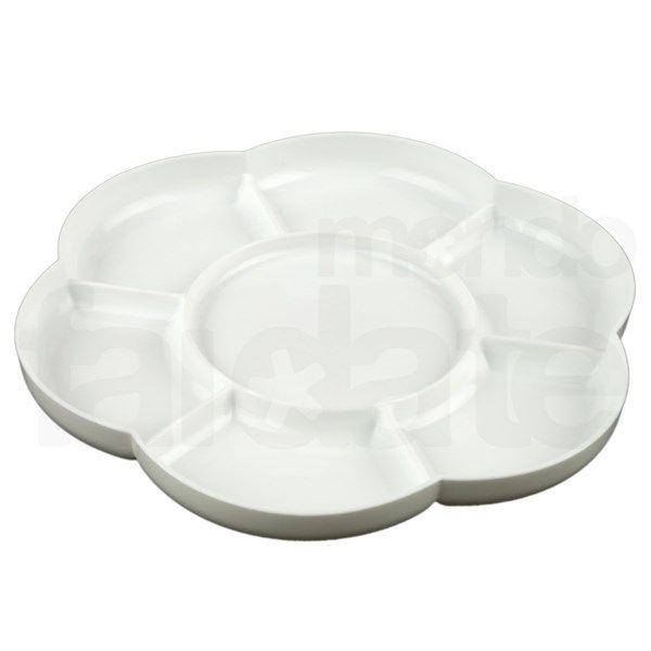 Tavolozza in plastica a forma di fiore