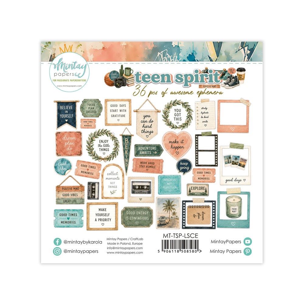 Teen Spirit Paper Elements Ephimera