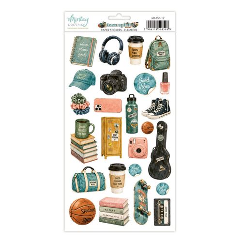 Teen Spirit Paper Stickers Elements