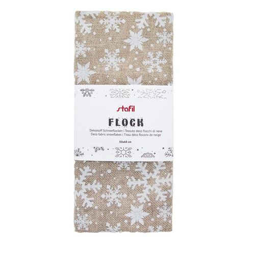 Tessuto Flock Bianco