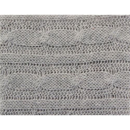 Tessuto Maglia Knit Grigio