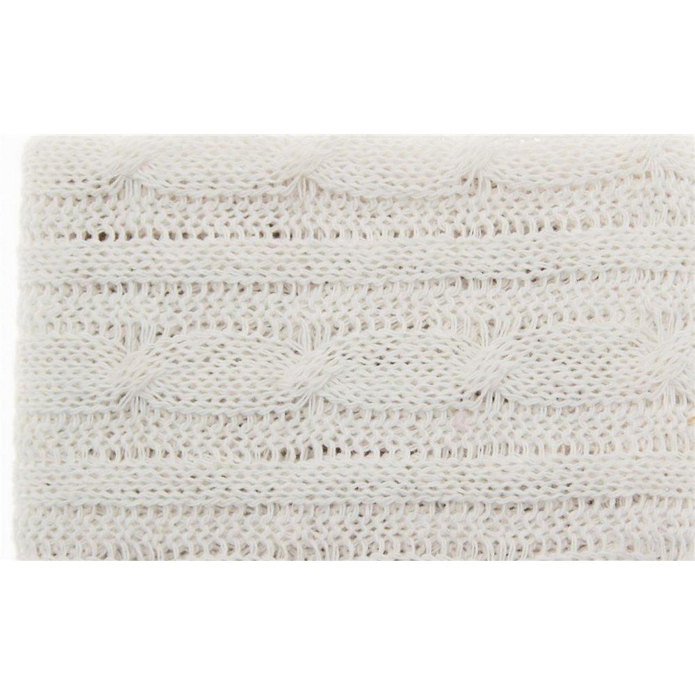 Tessuto Maglia Knit Bianco