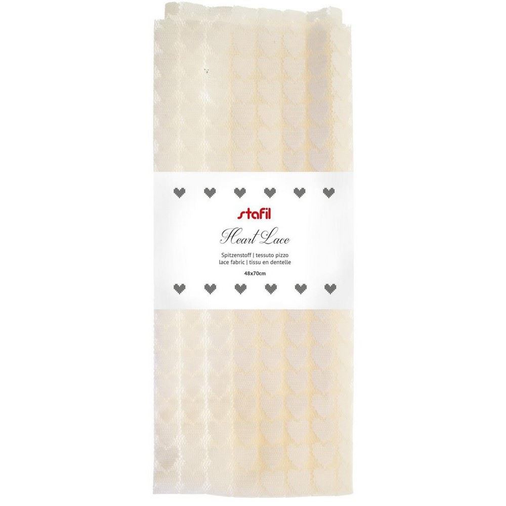 Tessuto Pizzo Hearth Lace Crema Stafil