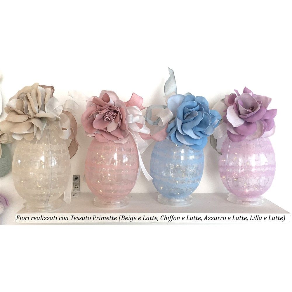 Tessuto Primette Chiffon e Latte