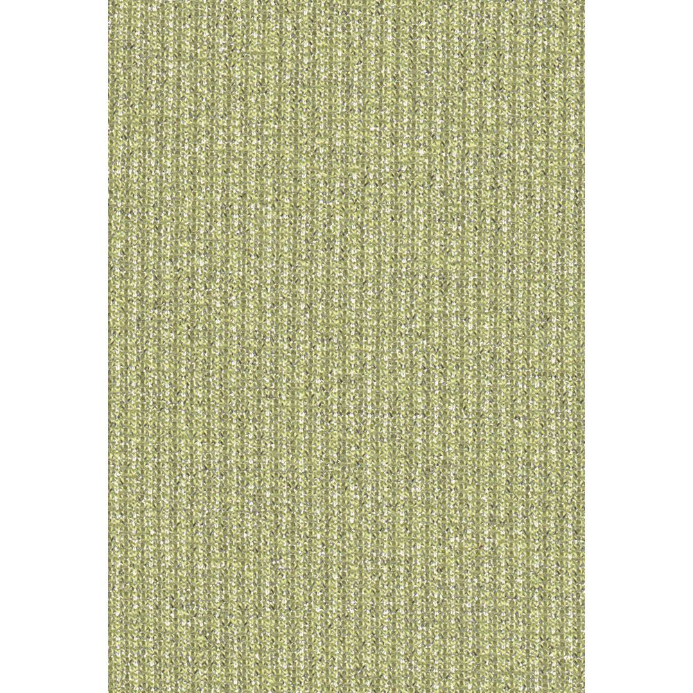 Tessuto Ribby Lurex a Coste Verde e Argento cm 50 x 105