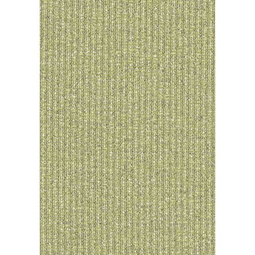 Tessuto Ribby Lurex a Coste Verde e Argento cm 50 x 52