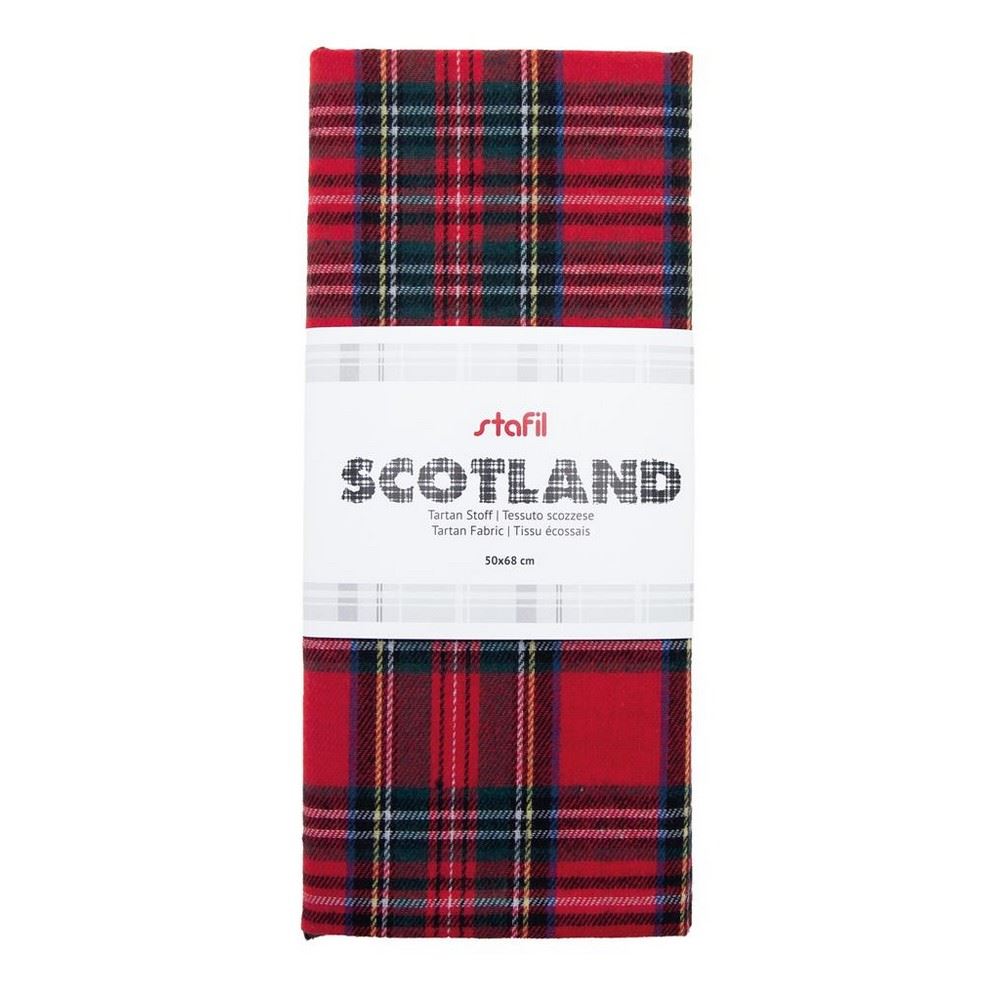 Tessuto Scotland Rosso