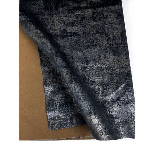 Tessuto Spalmato Amore Nero Antico