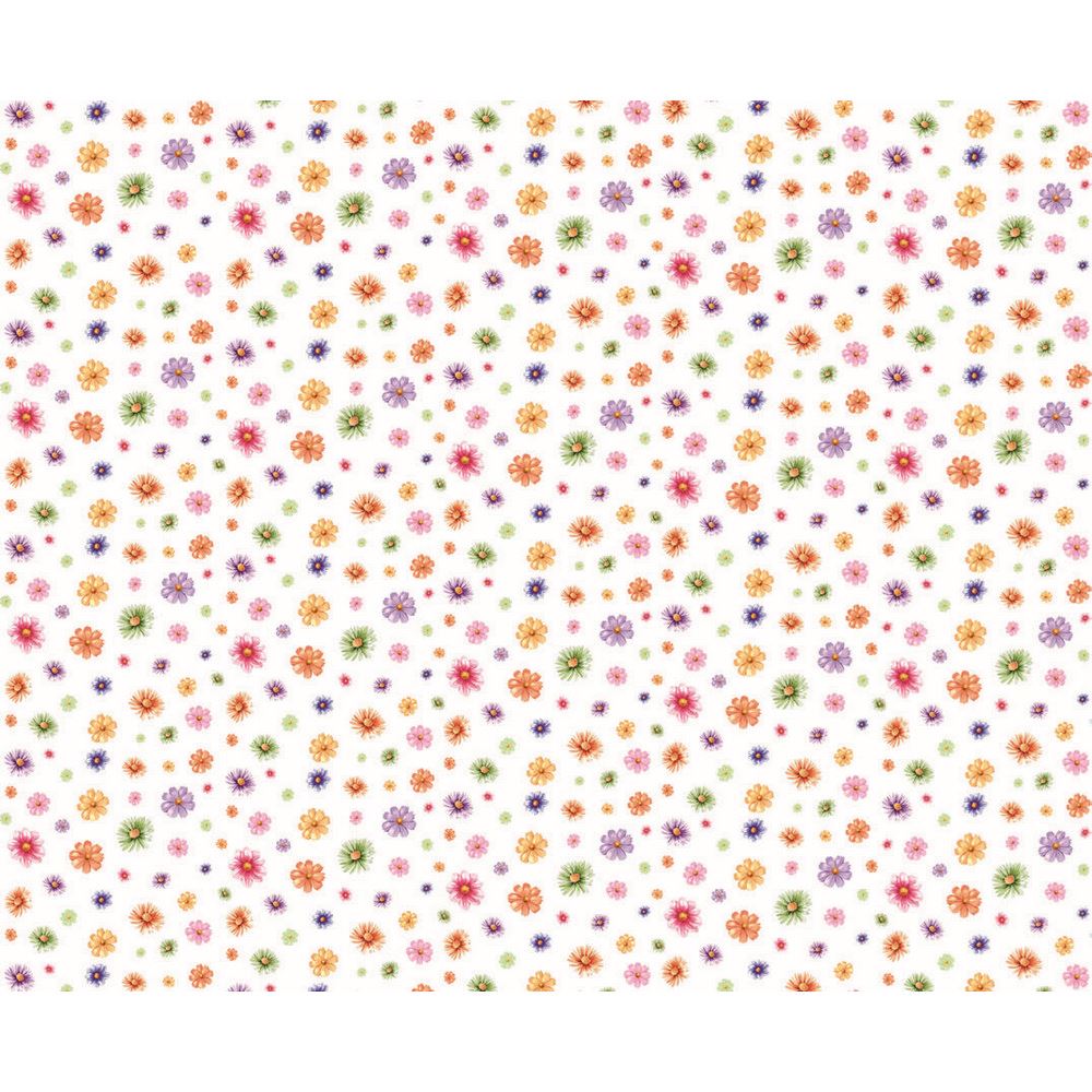 Tessuto Stampato Jersey Capriccio Daisy cm 35 x 50