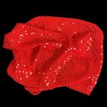 Tessuto il Pajettino colore rosso cm 50 x 60