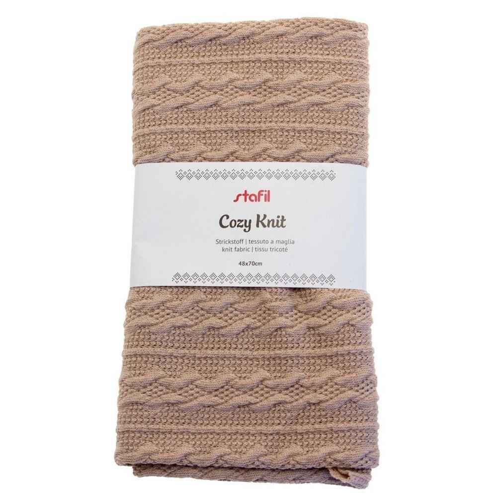 Tessuto maglina Cozy Knit Beige