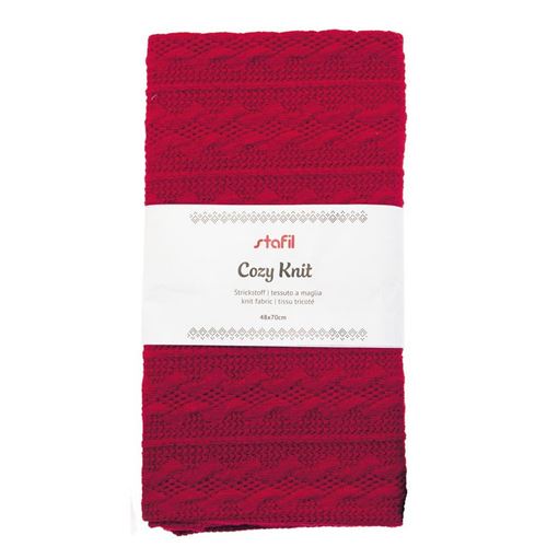 Tessuto maglina Cozy Knit Bordeaux
