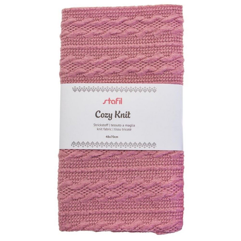 Tessuto maglina Cozy Knit Rosa Antico