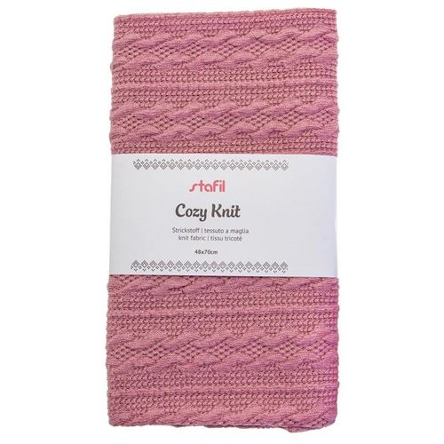 Tessuto maglina Cozy Knit Rosa Antico