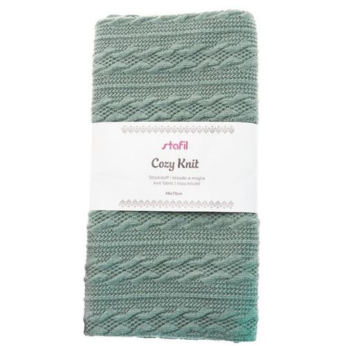 Tessuto maglina Cozy Knit Verde Salvia