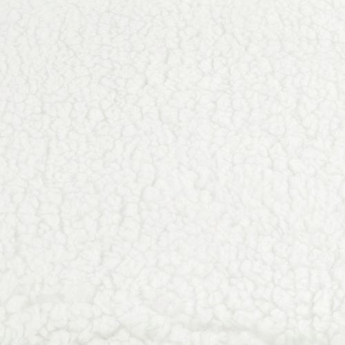 Tessuto pelliccia d'agnello Plush Bianco cm 30 x 40