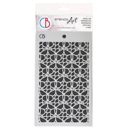 Texture Stencil Butterflies pattern