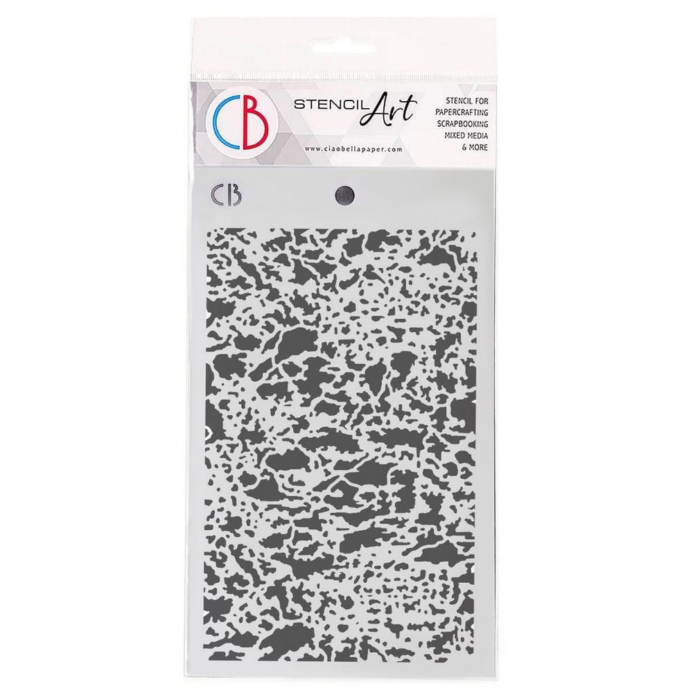 Texture Stencil Oxidized Surface - Mondo Fai da Te