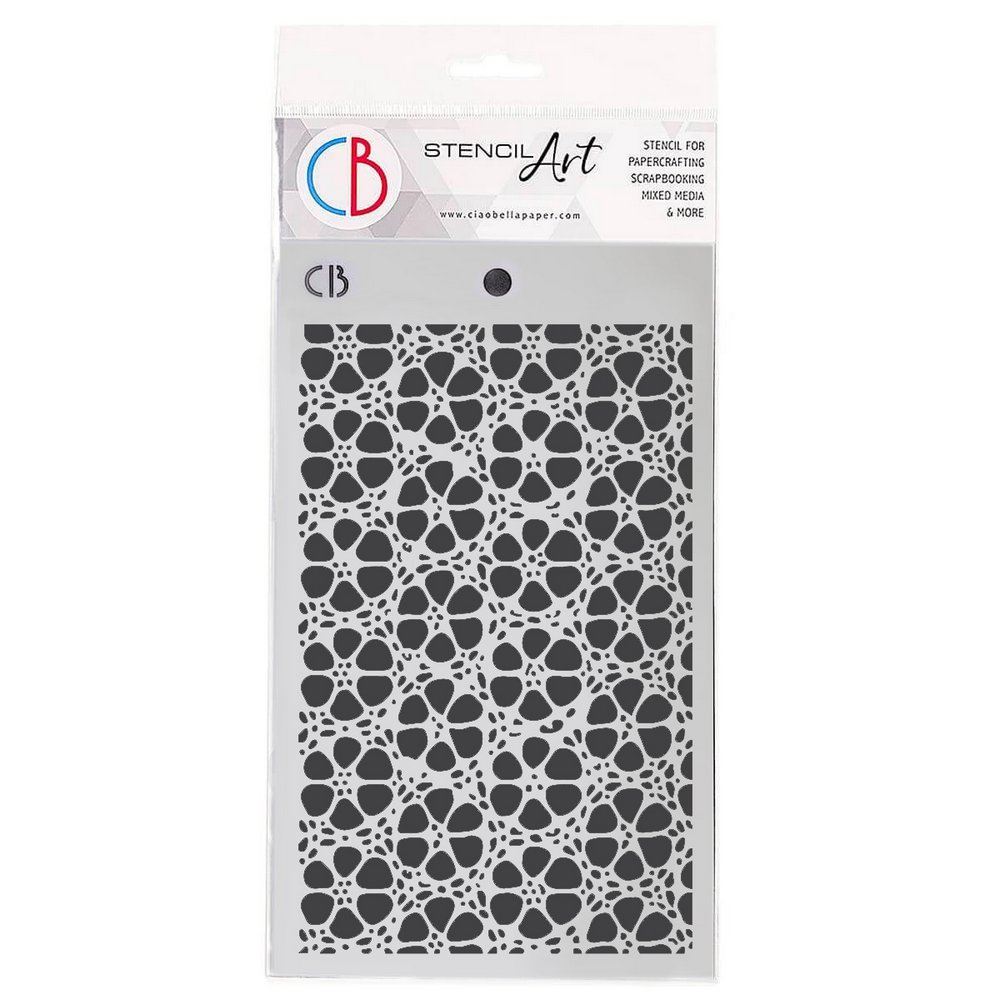 Texture Stencil Vintage Filigree Pattern - Mondo Fai da Te