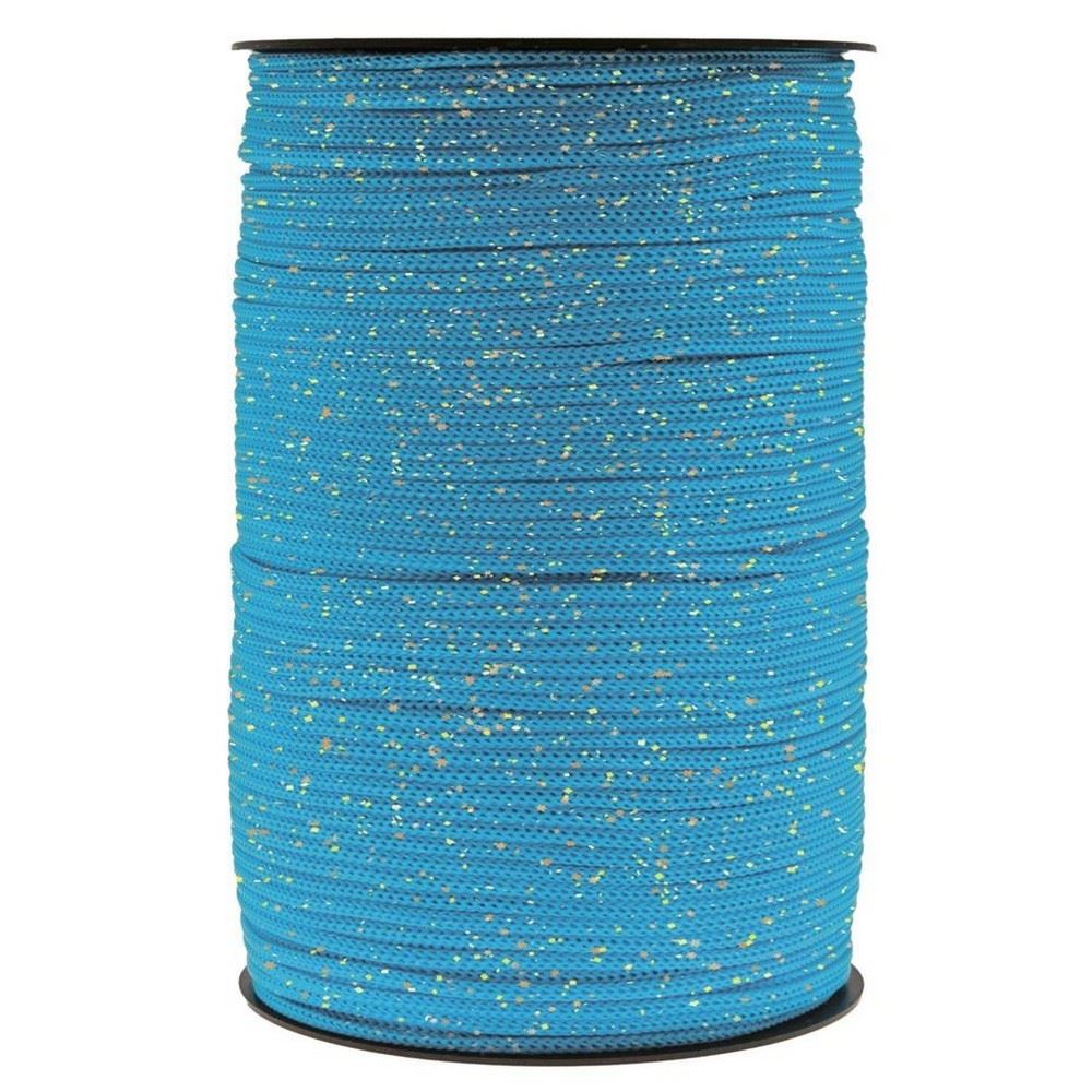 Thai Cord Glitter Azzurro/Oro