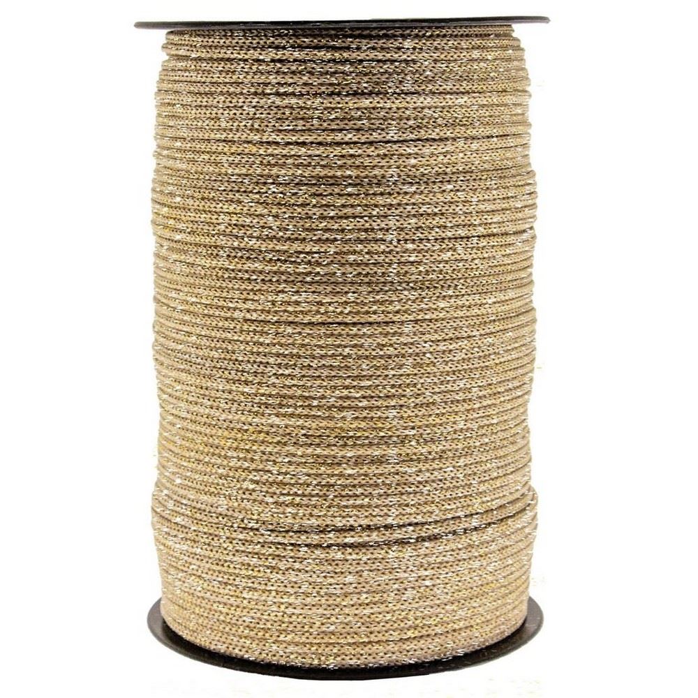 Thai Cord Glitter Beige/Oro