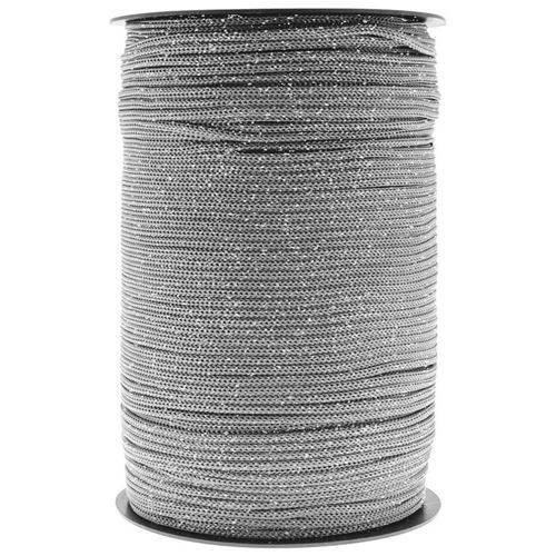 Thai Cord Glitter Grigio Chiaro/Silver
