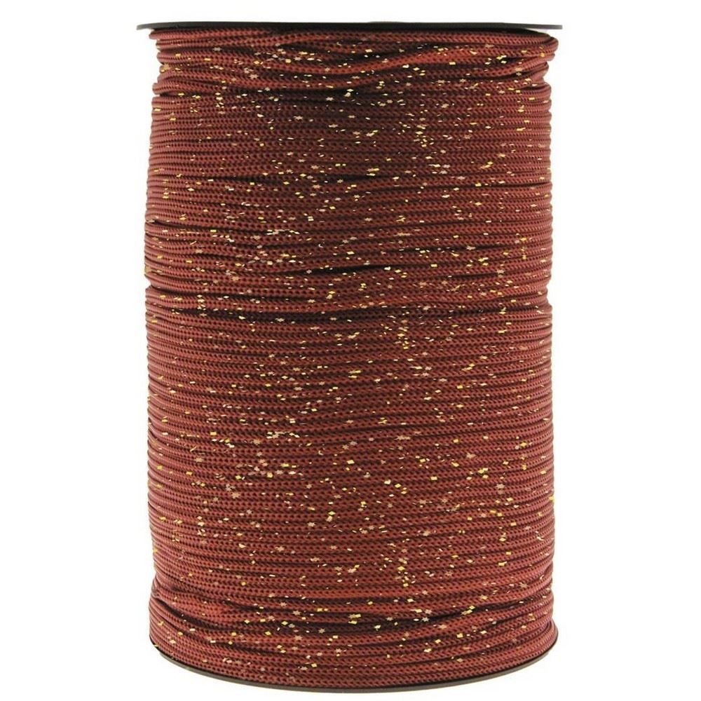 Thai Cord Glitter Marrone/Oro